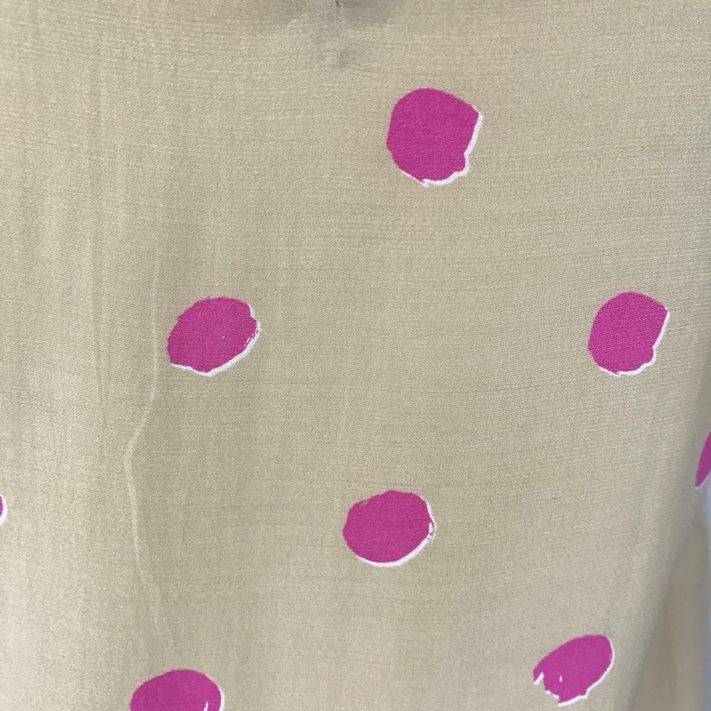 Kate Spade New York Silk Blend Polka Dot Top T47 - Picture 8 of 8